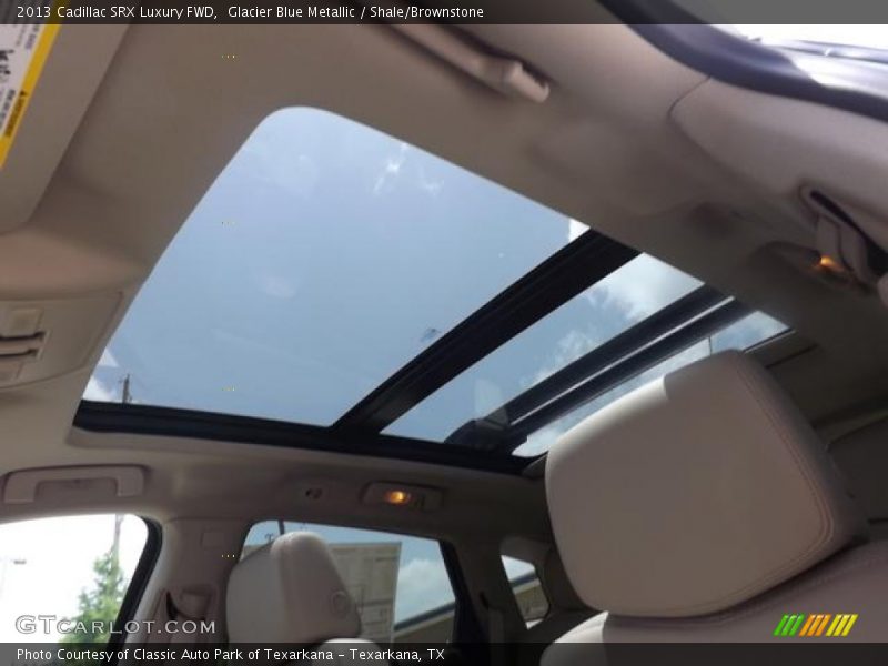 Glacier Blue Metallic / Shale/Brownstone 2013 Cadillac SRX Luxury FWD