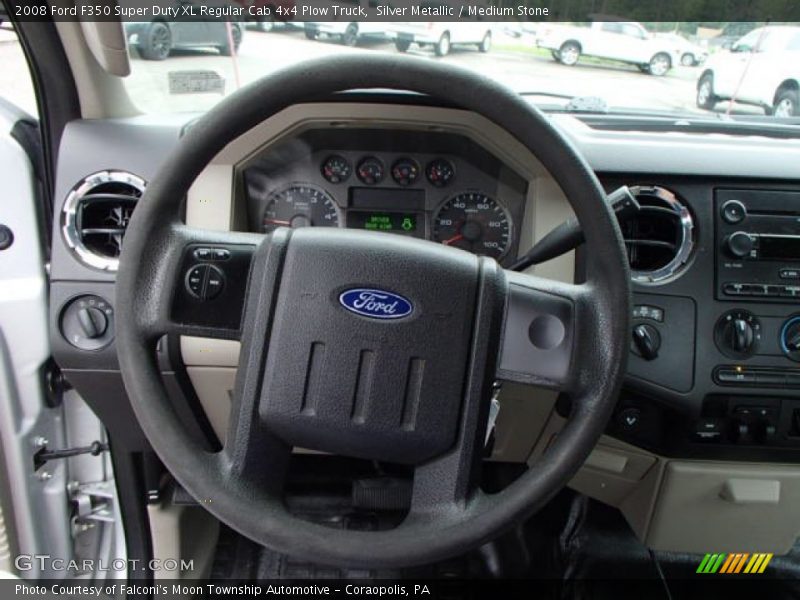  2008 F350 Super Duty XL Regular Cab 4x4 Plow Truck Steering Wheel