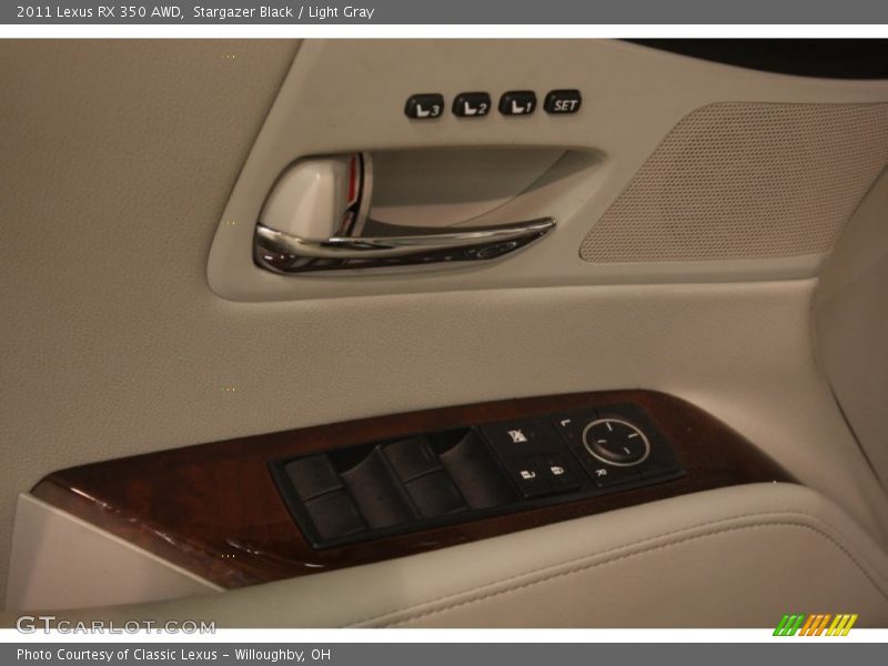 Stargazer Black / Light Gray 2011 Lexus RX 350 AWD