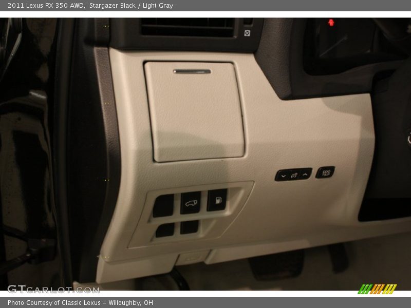 Stargazer Black / Light Gray 2011 Lexus RX 350 AWD