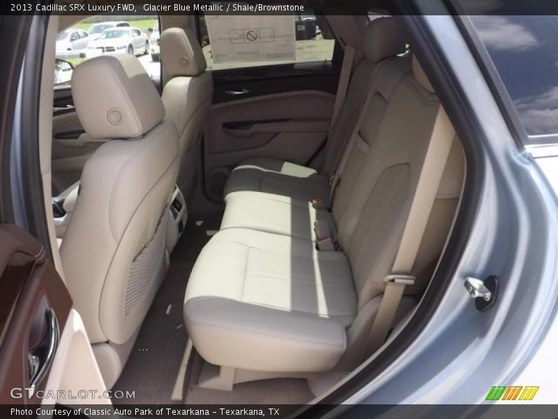 Glacier Blue Metallic / Shale/Brownstone 2013 Cadillac SRX Luxury FWD