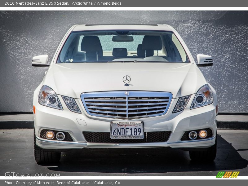 Arctic White / Almond Beige 2010 Mercedes-Benz E 350 Sedan