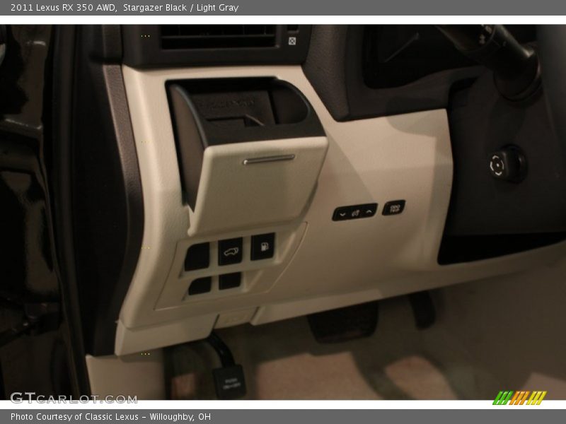 Stargazer Black / Light Gray 2011 Lexus RX 350 AWD