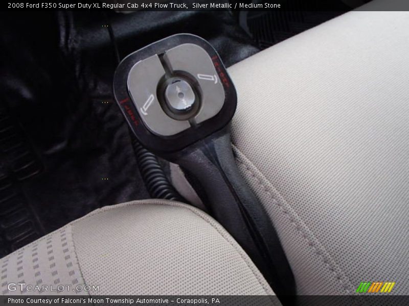 Silver Metallic / Medium Stone 2008 Ford F350 Super Duty XL Regular Cab 4x4 Plow Truck