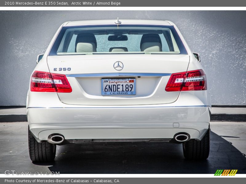 Arctic White / Almond Beige 2010 Mercedes-Benz E 350 Sedan