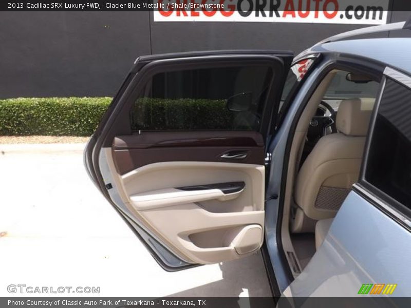 Glacier Blue Metallic / Shale/Brownstone 2013 Cadillac SRX Luxury FWD