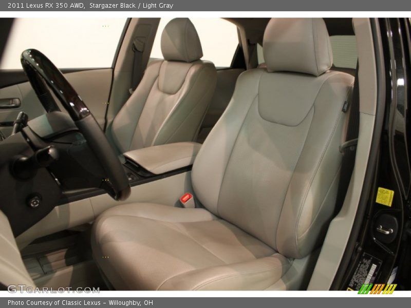 Stargazer Black / Light Gray 2011 Lexus RX 350 AWD