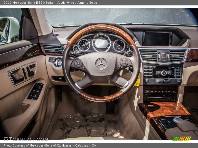 Arctic White / Almond Beige 2010 Mercedes-Benz E 350 Sedan