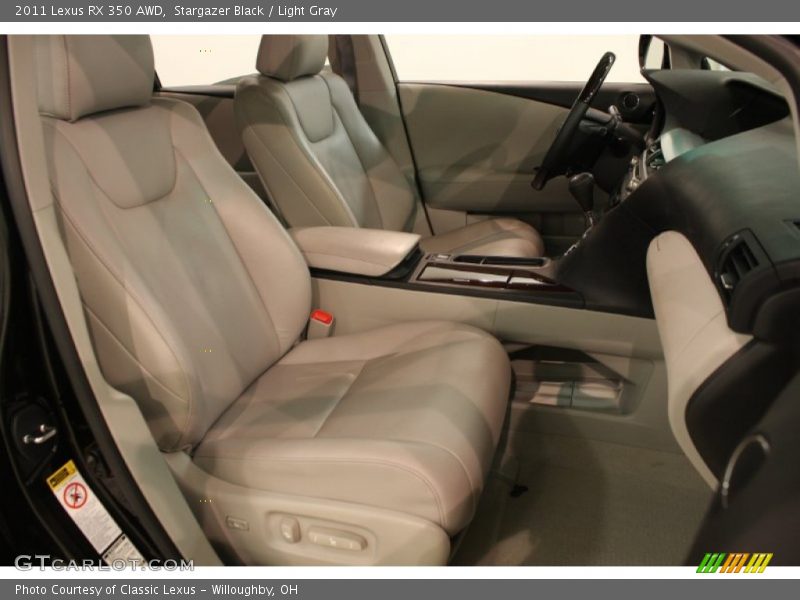 Stargazer Black / Light Gray 2011 Lexus RX 350 AWD