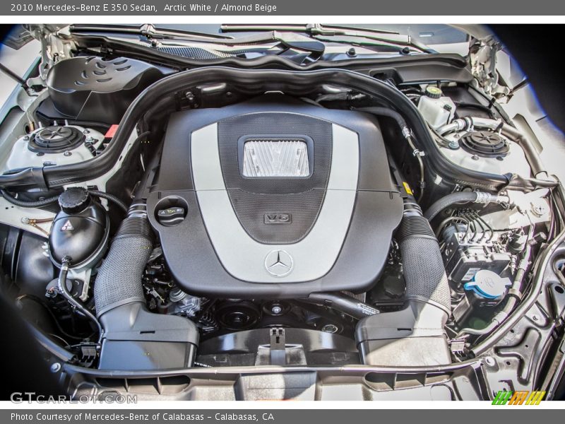 Arctic White / Almond Beige 2010 Mercedes-Benz E 350 Sedan