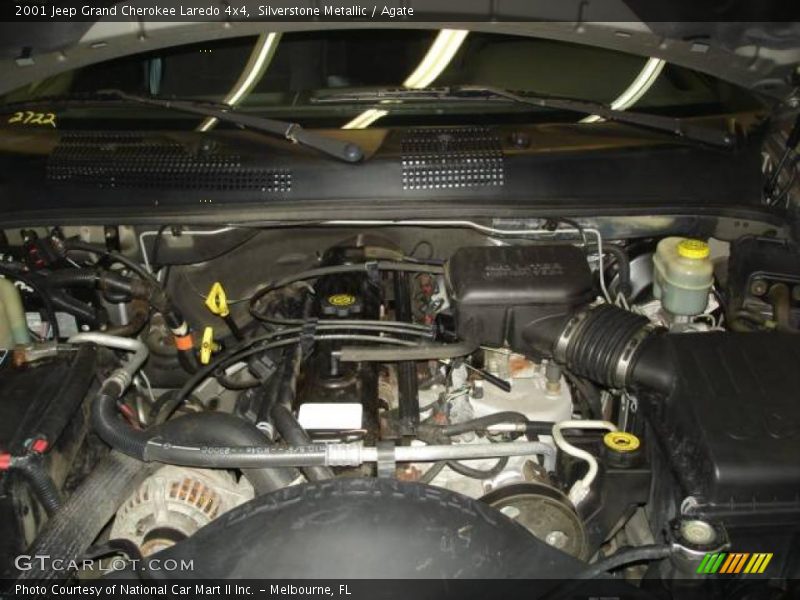 Silverstone Metallic / Agate 2001 Jeep Grand Cherokee Laredo 4x4