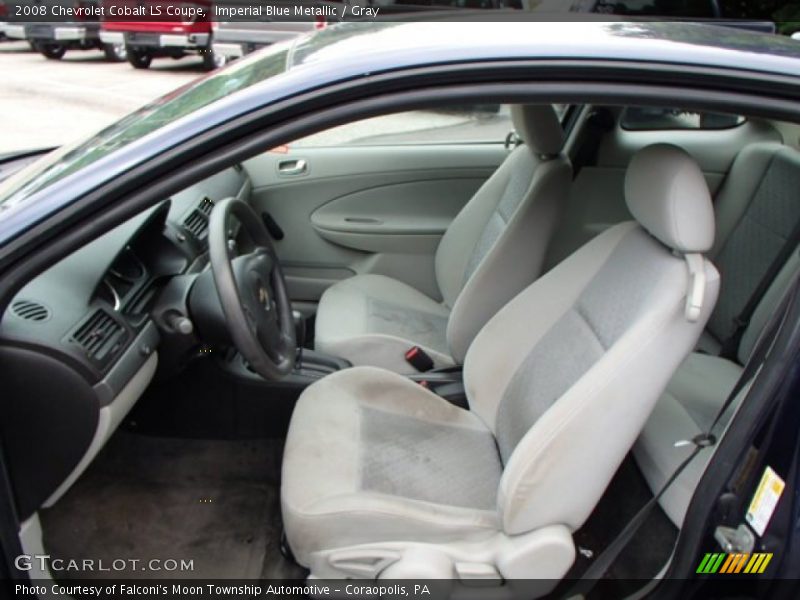Imperial Blue Metallic / Gray 2008 Chevrolet Cobalt LS Coupe