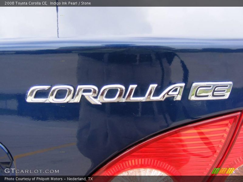 Indigo Ink Pearl / Stone 2008 Toyota Corolla CE