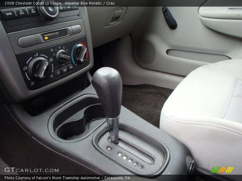 Imperial Blue Metallic / Gray 2008 Chevrolet Cobalt LS Coupe