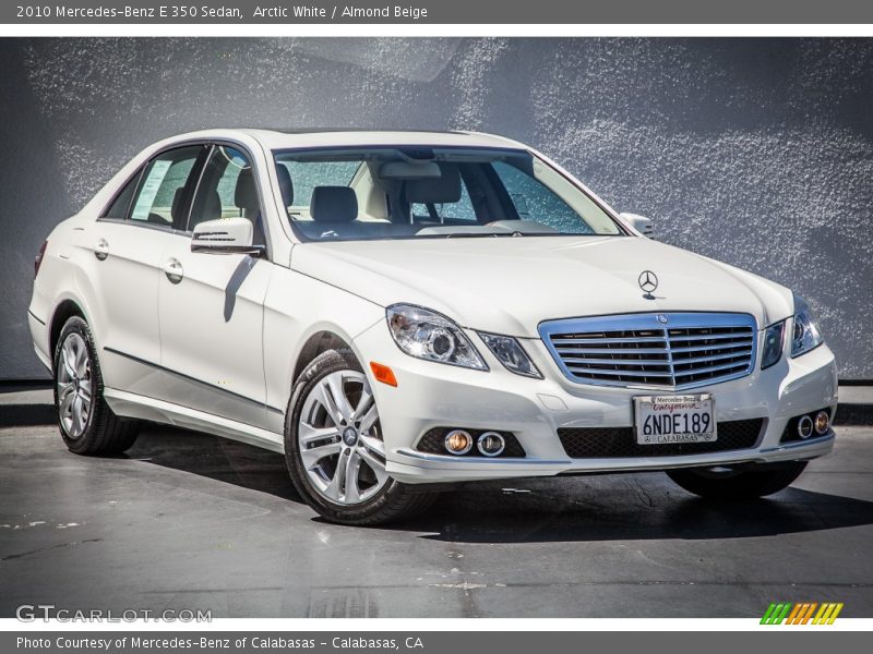 Arctic White / Almond Beige 2010 Mercedes-Benz E 350 Sedan