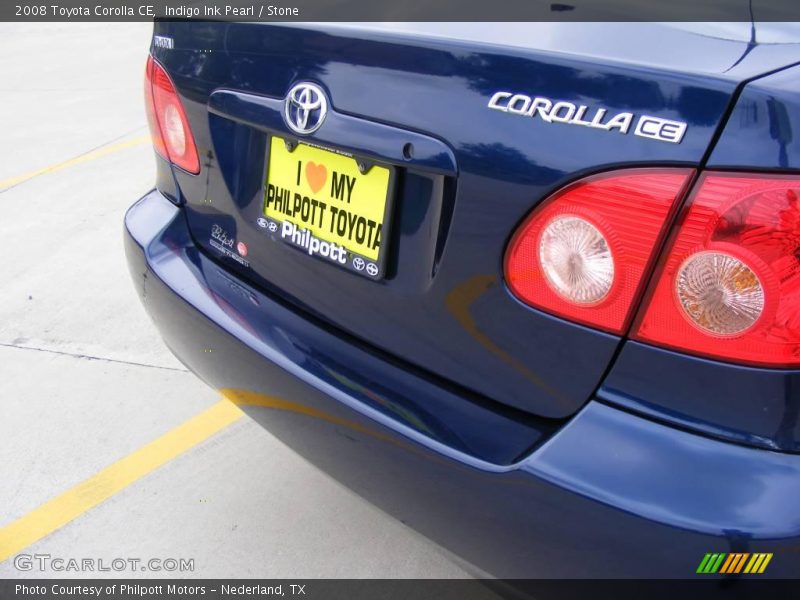 Indigo Ink Pearl / Stone 2008 Toyota Corolla CE