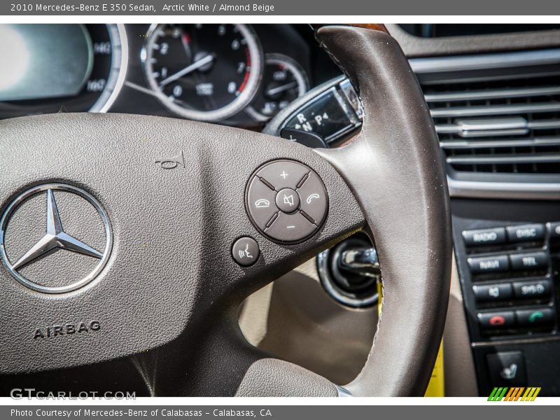 Arctic White / Almond Beige 2010 Mercedes-Benz E 350 Sedan