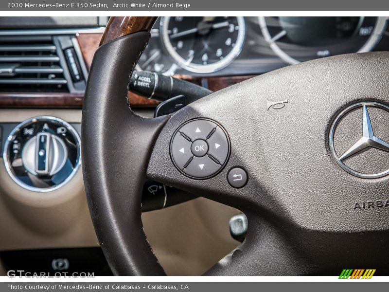 Arctic White / Almond Beige 2010 Mercedes-Benz E 350 Sedan