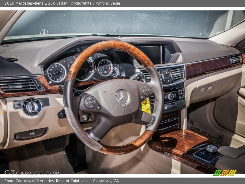 Arctic White / Almond Beige 2010 Mercedes-Benz E 350 Sedan
