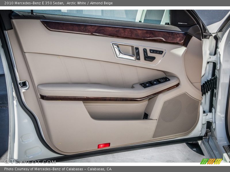 Arctic White / Almond Beige 2010 Mercedes-Benz E 350 Sedan