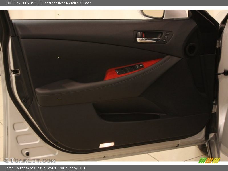 Tungsten Silver Metallic / Black 2007 Lexus ES 350