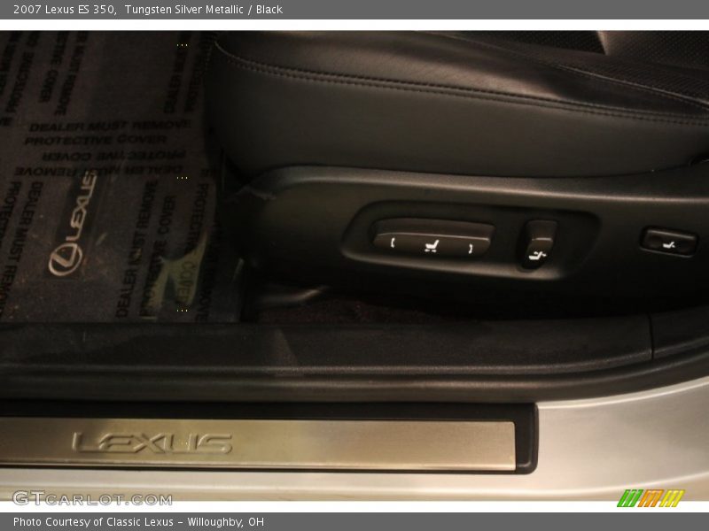 Tungsten Silver Metallic / Black 2007 Lexus ES 350