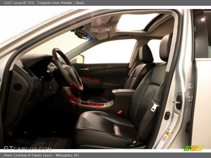 Tungsten Silver Metallic / Black 2007 Lexus ES 350