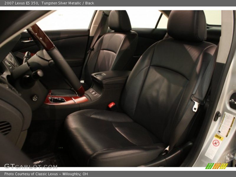 Tungsten Silver Metallic / Black 2007 Lexus ES 350