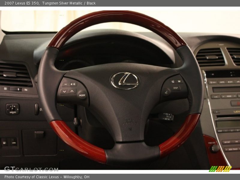 Tungsten Silver Metallic / Black 2007 Lexus ES 350