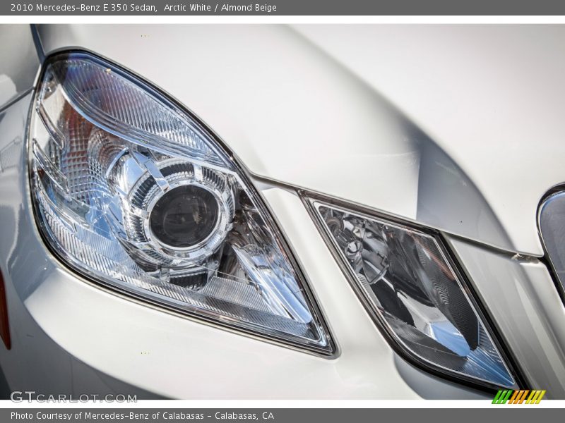 Arctic White / Almond Beige 2010 Mercedes-Benz E 350 Sedan