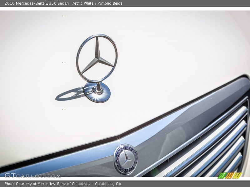 Arctic White / Almond Beige 2010 Mercedes-Benz E 350 Sedan