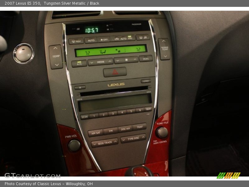 Tungsten Silver Metallic / Black 2007 Lexus ES 350