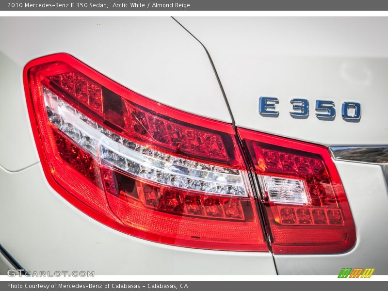 Arctic White / Almond Beige 2010 Mercedes-Benz E 350 Sedan
