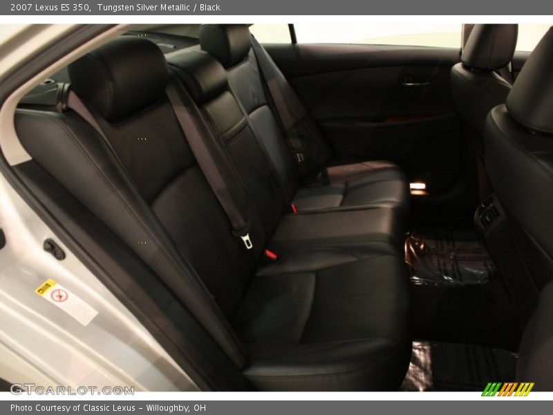 Tungsten Silver Metallic / Black 2007 Lexus ES 350