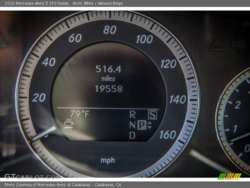 Arctic White / Almond Beige 2010 Mercedes-Benz E 350 Sedan