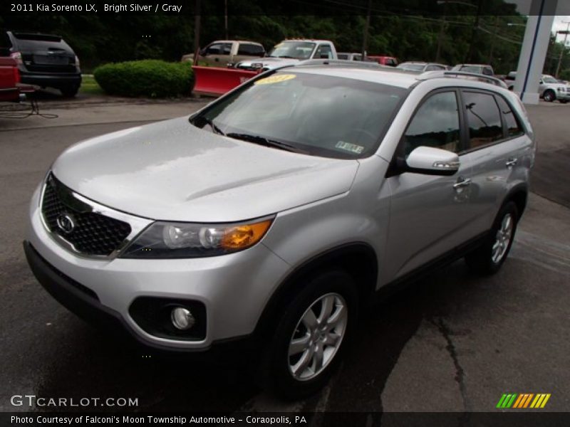 Bright Silver / Gray 2011 Kia Sorento LX
