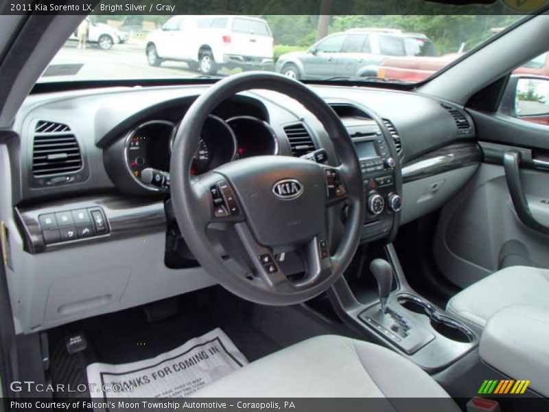 Bright Silver / Gray 2011 Kia Sorento LX