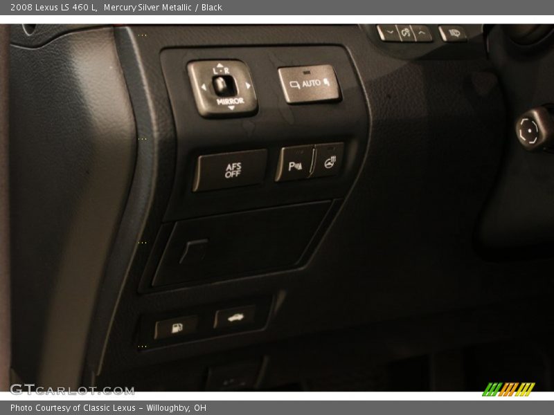 Mercury Silver Metallic / Black 2008 Lexus LS 460 L