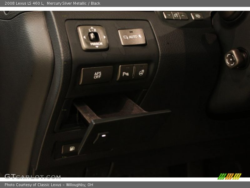 Mercury Silver Metallic / Black 2008 Lexus LS 460 L