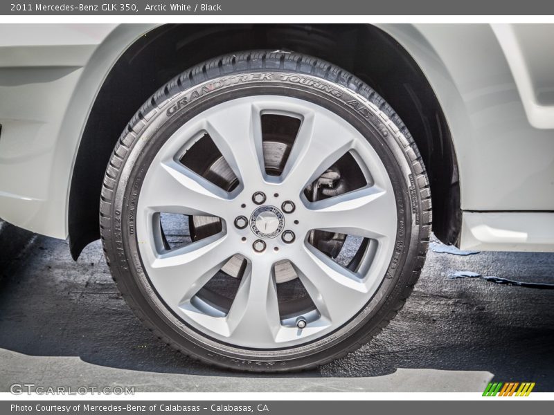 Arctic White / Black 2011 Mercedes-Benz GLK 350