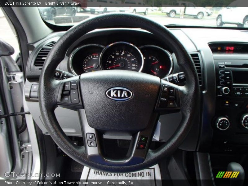 Bright Silver / Gray 2011 Kia Sorento LX