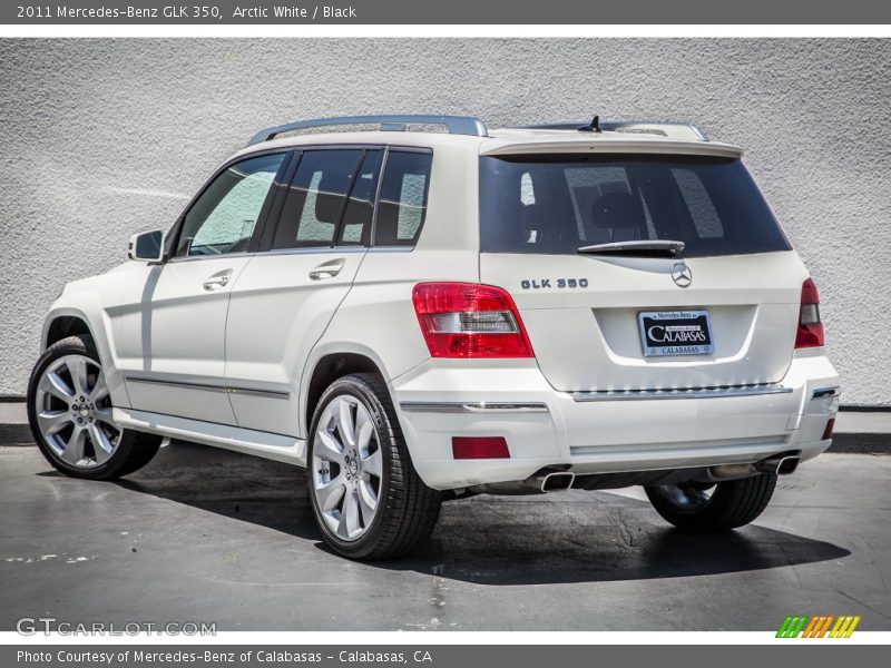Arctic White / Black 2011 Mercedes-Benz GLK 350