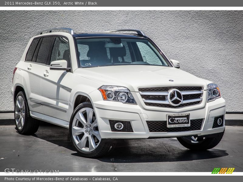 Arctic White / Black 2011 Mercedes-Benz GLK 350