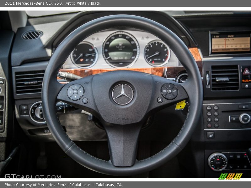 Arctic White / Black 2011 Mercedes-Benz GLK 350