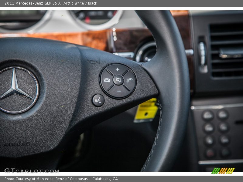 Arctic White / Black 2011 Mercedes-Benz GLK 350