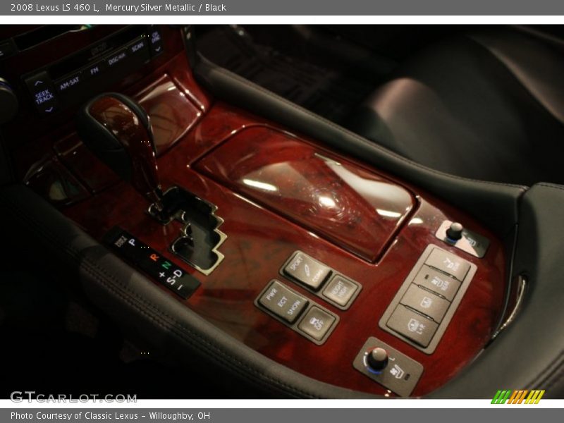 Mercury Silver Metallic / Black 2008 Lexus LS 460 L