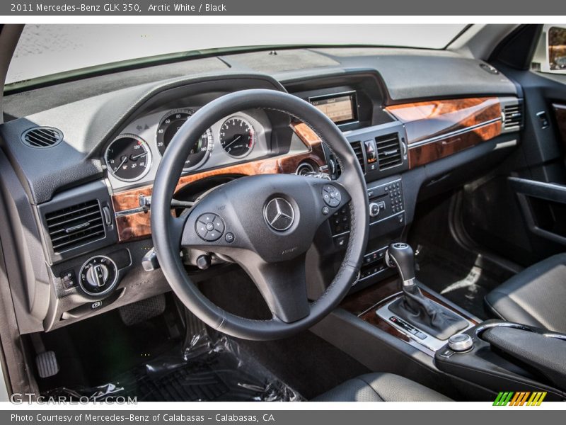 Arctic White / Black 2011 Mercedes-Benz GLK 350