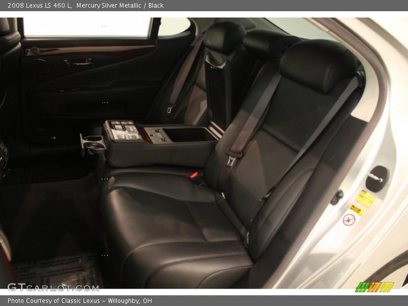 Mercury Silver Metallic / Black 2008 Lexus LS 460 L