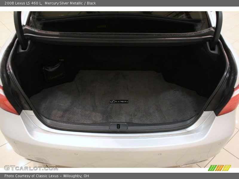 Mercury Silver Metallic / Black 2008 Lexus LS 460 L