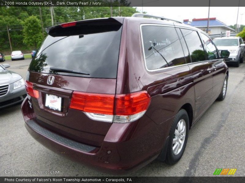 Dark Cherry Pearl / Ivory 2008 Honda Odyssey EX-L